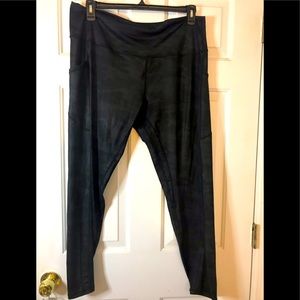 Women’s Ododos Black Camo Leggings 3X